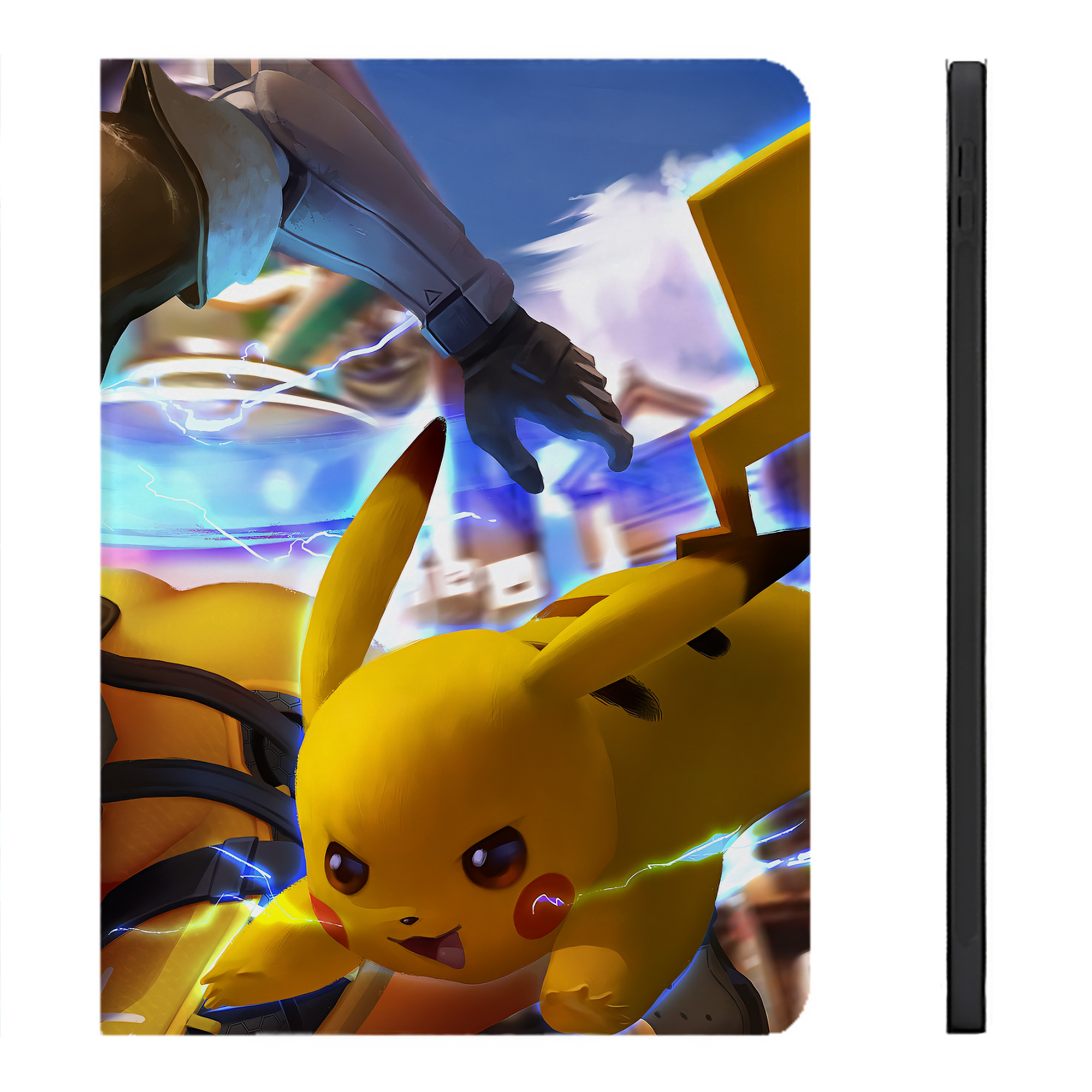 （画像用） ポケットモンスター Pokémon IPadケース ペンホルダー付き ブックスタイルデザイン